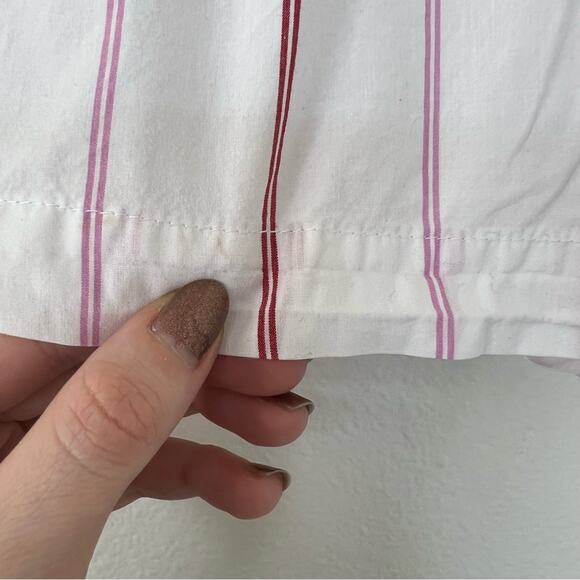 J.Crew Cotton Poplin Boxer Short In Candy Stripe - Picture 6 of 10